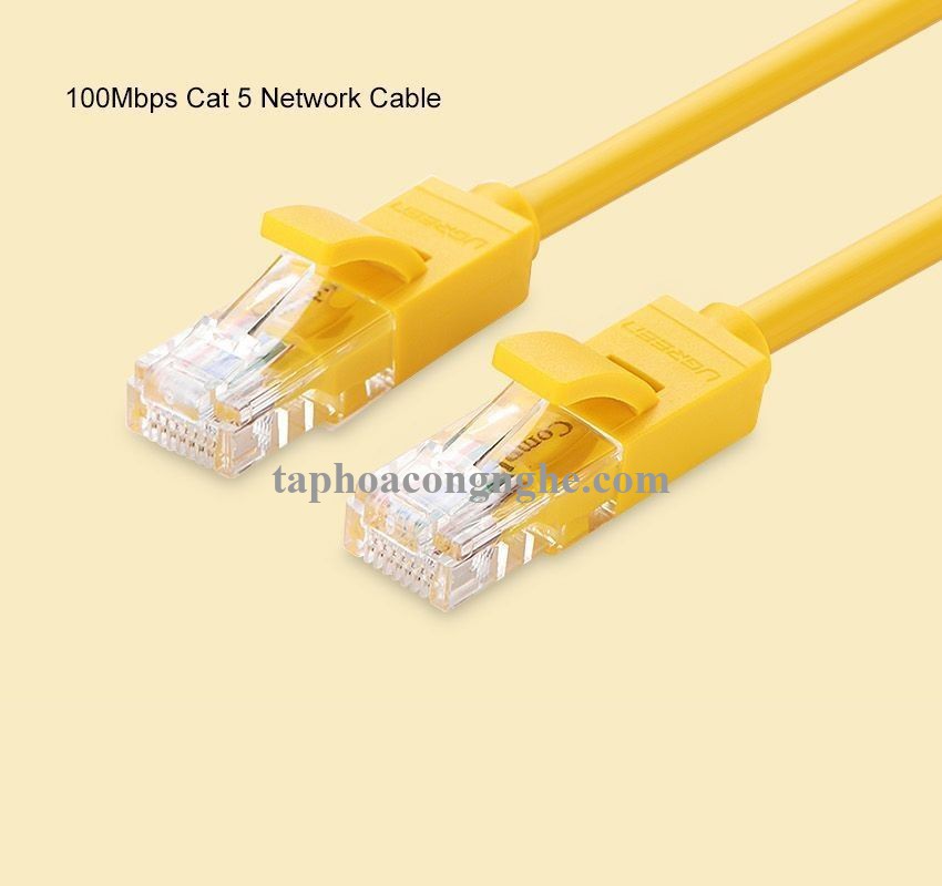 Ugreen 60815 15M màu Vàng Cáp mạng LAN CAT5E UTP NW103 30060815
